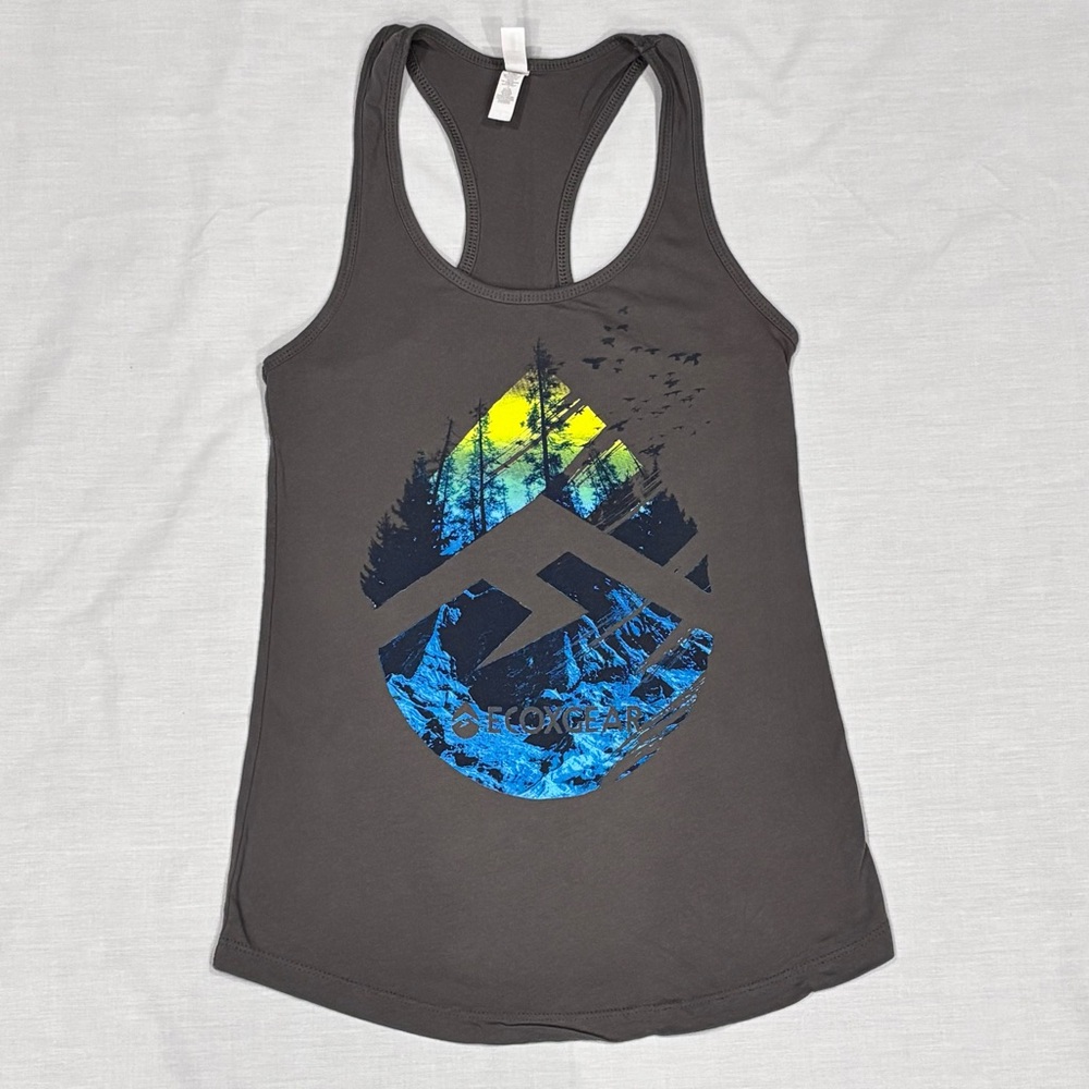 ECOXGEAR Women’s Racerback Tank Top Size Small Gray